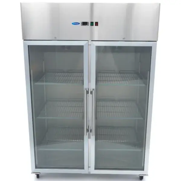 Koelkast | 1200L (2/1 GN) | RVS | 0°C/+8°C | Geforceerd | Draaideuren | Wielen (Geremd) | 1340x810x2010(h)mm