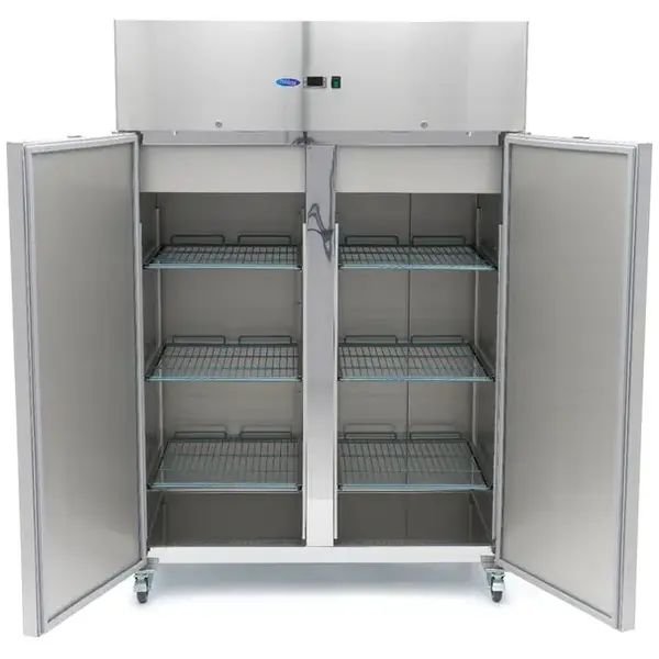 Vrieskast | 1200L (2/1 GN) | RVS | -18°C/-22°C | Geforceerd | Wielen (Geremd) | 1340x810x2010(h)mm