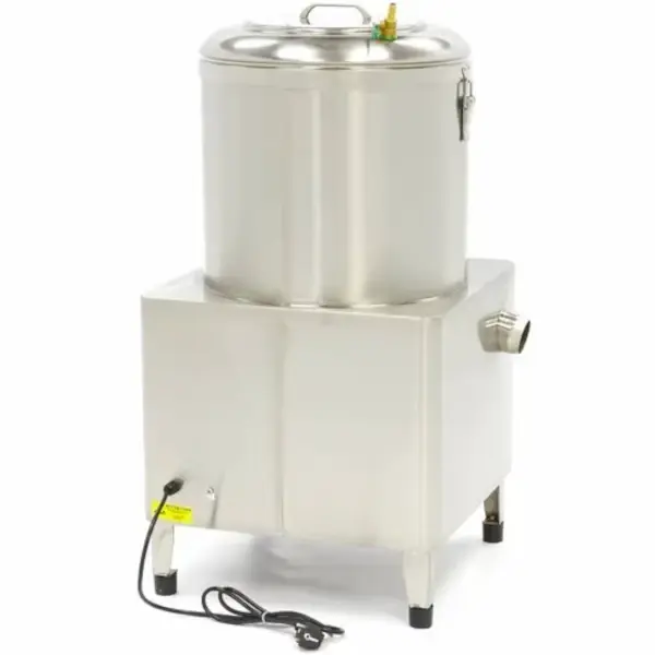 Aardappelschilmachine | 300kg/u | Lading 15kg | 0.75kW (230V) | 500x550x890(h)mm