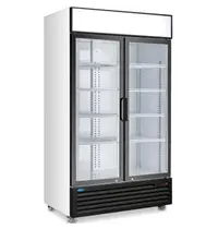 Maxima Drankenkoeling | 700L | Grijs/Zwart | 0°C/+10°C | Geforceerd | Draaideuren | Wielen (Geremd) | 1120x585x1900(h)mm 