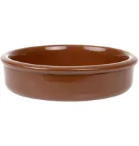 Gastronoble Tapasschaaltjes | Keramiek | Bruin | 24 Stuks | Ø100mm