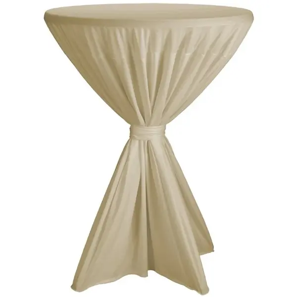 Tafelrok | Polyester | Beige | Ø900mm