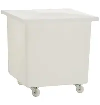 Gastronoble Ingrediëntenbak | Kunststof | Wit | 73L | Wielen | Incl.Deksel | 460x460x510(h)mm 