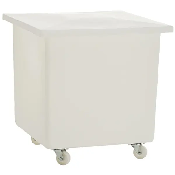 Ingrediëntenbak | Kunststof | Wit | 73L | Wielen | Incl.Deksel | 460x460x510(h)mm