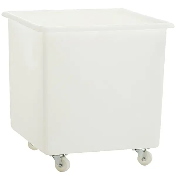 Ingrediëntenbak | Kunststof | Wit | 73L | Wielen | Incl.Deksel | 460x460x510(h)mm