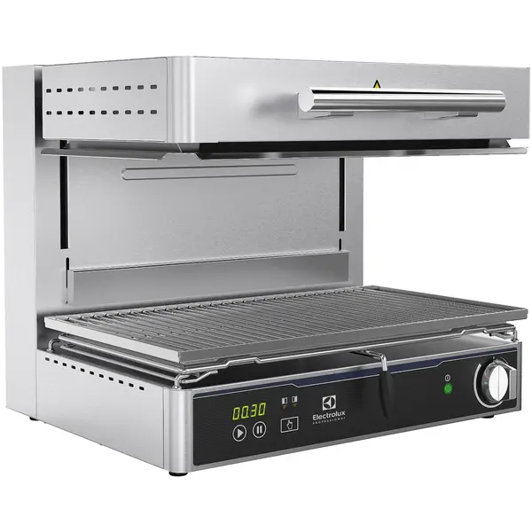 Salamander Grill | Elektrisch | 2 Zones | 4kW (400V) | Timer | Hoogte Verstelbaar | 600x549x510(h)mm