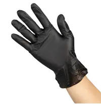 Hygiplas Handschoenen | Kunststof | Zwart | Poedervrij | 100 Stuks
