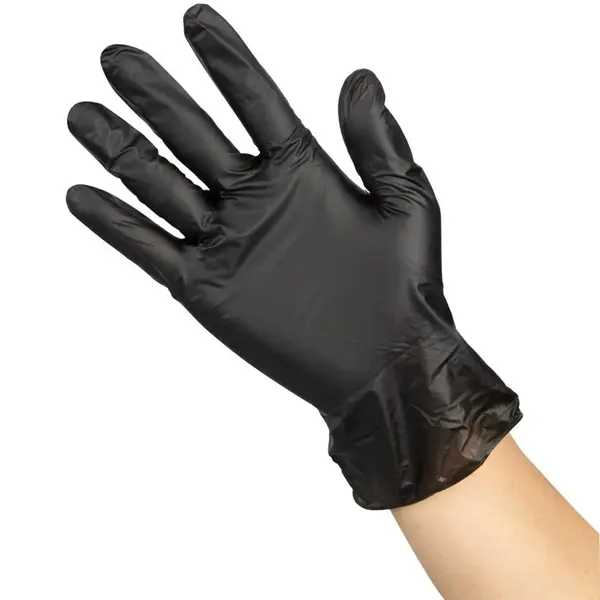 Handschoenen | Kunststof | Zwart | Poedervrij | 100 Stuks