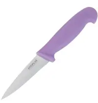 Hygiplas Officemes | RVS | Paars (Allergenen) | HACCP | Lemmetlengte 89mm