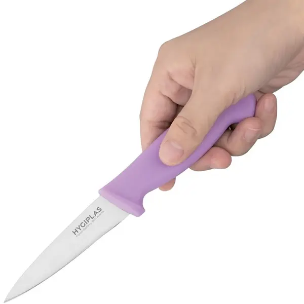 Officemes | RVS | Paars (Allergenen) | HACCP | Lemmetlengte 89mm