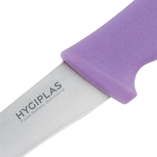 Officemes | RVS | Paars (Allergenen) | HACCP | Lemmetlengte 89mm