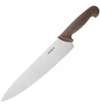 Hygiplas Koksmes | RVS | Bruin (Gegaard Vlees) | HACCP | Lengte 380mm