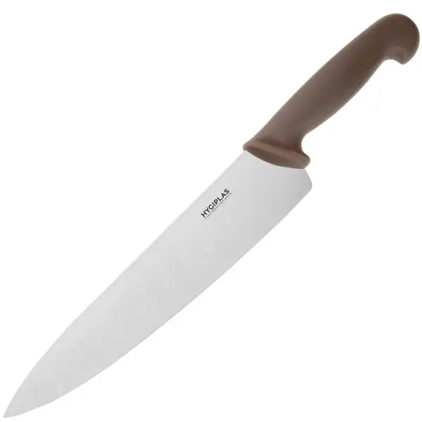 Koksmes | RVS | Bruin (Gegaard Vlees) | HACCP | Lengte 380mm