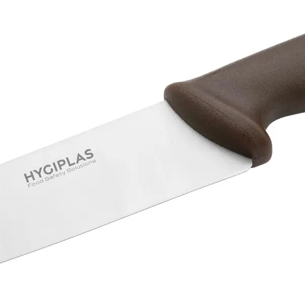 Koksmes | RVS | Bruin (Gegaard Vlees) | HACCP | Lengte 380mm