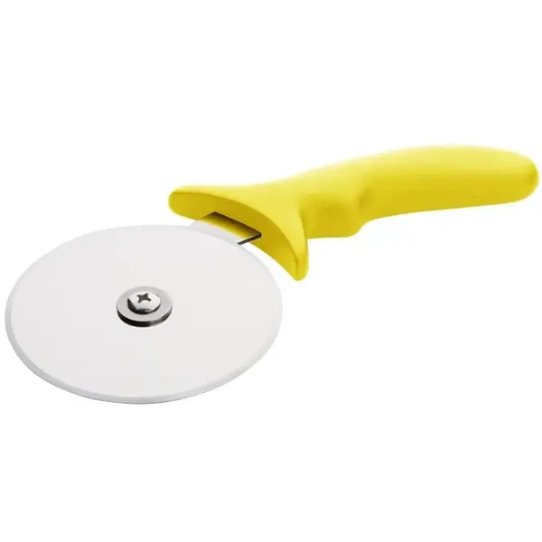 Pizzasnijder | RVS Mes (Ø102mm) | Geel | HACCP | Lengte 230mm