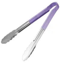 Hygiplas Serveertang | RVS | Paars | HACCP | 300mm