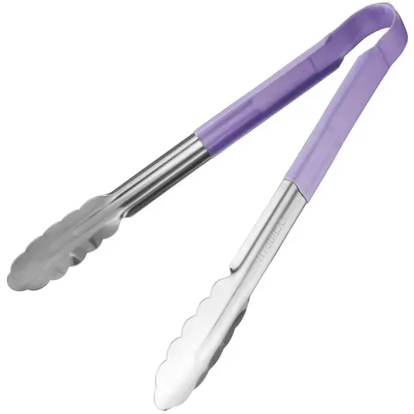 Serveertang | RVS | Paars | HACCP | 300mm