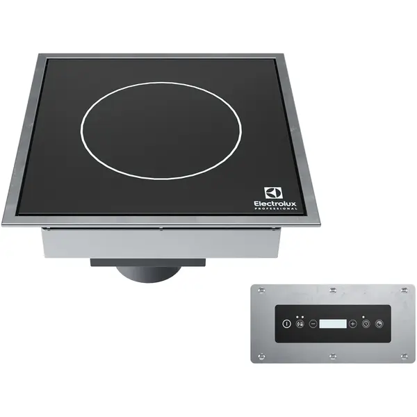 Inductiekookplaat | LiberoLight | Inbouwmodel | 1 Kookpunt (Ø210) | 30°C/250°C | 3kW (230V) | Timer | 376x376x173(h)mm