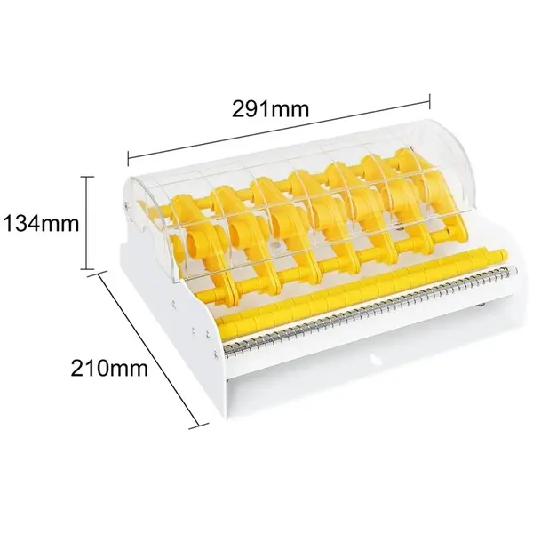 Multi-Etikettendispenser | Metaal | Incl. Deksel | 291x210x134(h)mm