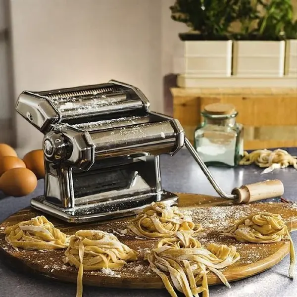 Pastamachine | IPASTA | Handmatig | Cap. 150mm | Instelbare Dikte (2-6.5mm) | Tagliatelle + Fettuccine