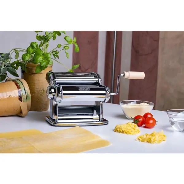 Pastamachine | IPASTA | Handmatig | Cap. 150mm | Instelbare Dikte (2-6.5mm) | Tagliatelle + Fettuccine