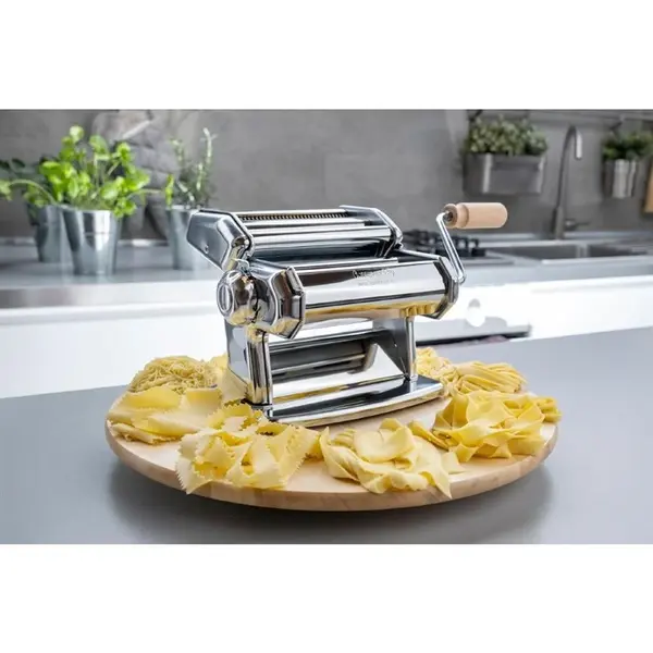 Pastamachine | IPASTA | Handmatig | Cap. 150mm | Instelbare Dikte (2-6.5mm) | Tagliatelle + Fettuccine
