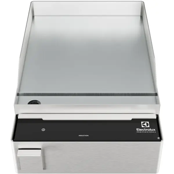 Inductie Bak-/Grillplaat | LiberoPro | Glad Oppervlak 390x410 (RVS/Aluminium) | 60°C/280°C | 3.5kW (230V) | 400x600x227(h)mm