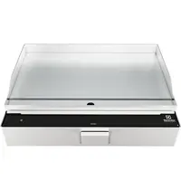 Electrolux Inductie Bak-/Grillplaat | LiberoPro | Glad Oppervlak 790x410 (RVS/Aluminium) | 60°C/280°C | 7kW (400V) | 800x600x227(h)mm 