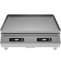 Electrolux Inductie Bak-/Grillplaat | LiberoLight | Glad Oppervlak 688x384 (RVS/Aluminium) | 30°C/250°C | 6kW (400V) | 695x470x267(h)mm