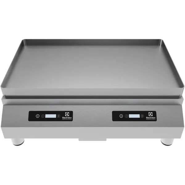 Inductie Bak-/Grillplaat | LiberoLight | Glad Oppervlak 688x384 (RVS/Aluminium) | 30°C/250°C | 6kW (400V) | 695x470x267(h)mm
