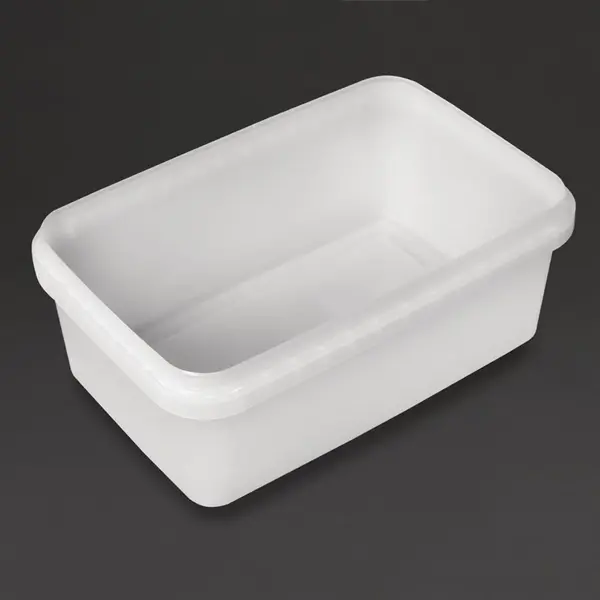 Roomijsbakken | Kunststof | Wit | 1.2L | 40 Stuks | 127x73x192(h)mm
