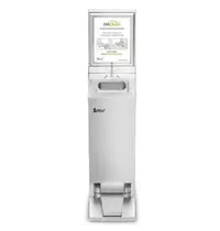 IMC Mobiele Desinfectiestation | JUNIOR | RVS | Desinfecteermiddel (5000ml) | Voetbediening | 369x250x700/1074(h)mm
