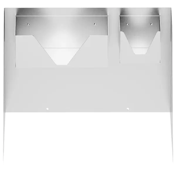 Mobiele Handwastafel | RVS | Schoon-/Vuilwaterreservoirs (2x 10L) | Voetbediening | Incl. Afvalvak + Zeep-/Papierdispensers | Wielen | 540x450x1250(h)mm