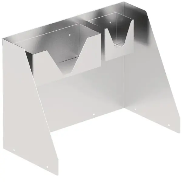 Mobiele Handwastafel | RVS | Schoon-/Vuilwaterreservoirs (2x 10L) | Voetbediening | Incl. Afvalvak + Zeep-/Papierdispensers | Wielen | 540x450x1250(h)mm