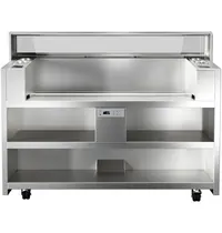 Electrolux Kookstation | LiberoPro | RVS | 3 Kookunits | Stopcontacten (4x 230V) | 14.5kW (400V) | Wielen (Geremd) | 1653x788x1284(h)mm 