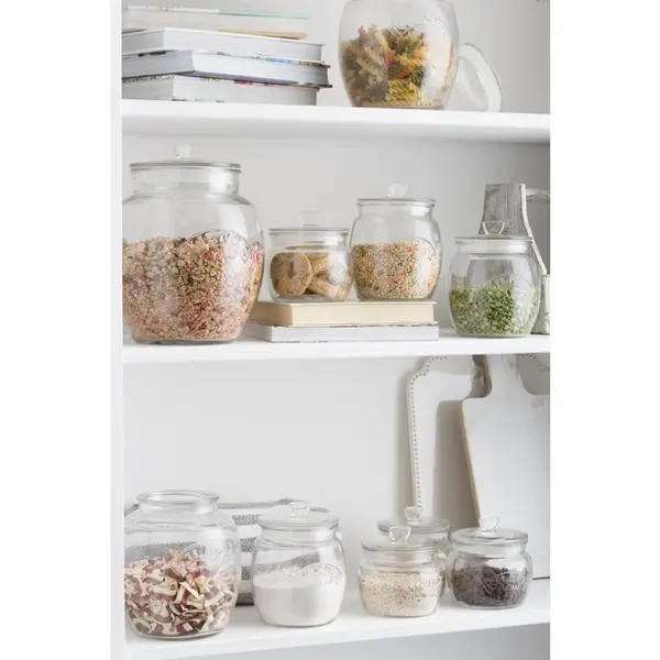 Conservenpot | Glas | 4L | Incl. Deksel | Per Stuk | Ø140x185(h)mm