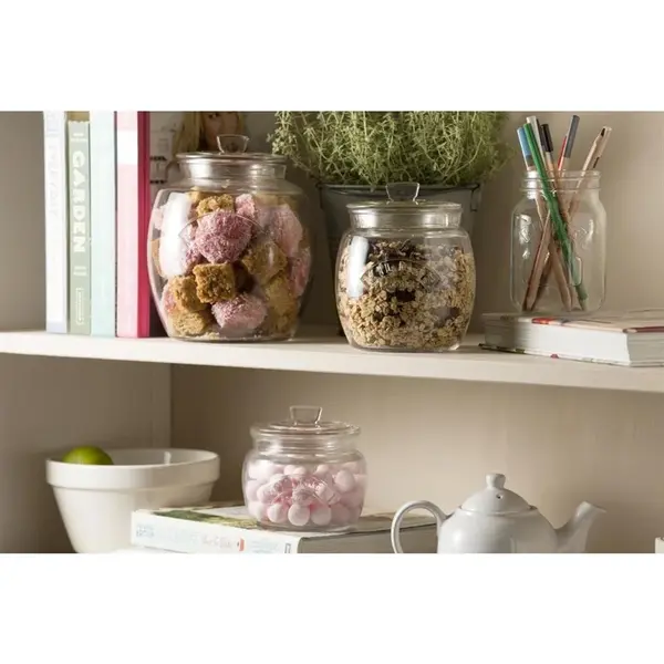 Conservenpot | Glas | 4L | Incl. Deksel | Per Stuk | Ø140x185(h)mm