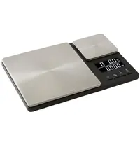 KitchenAid Keukenweegschaal | Kunststof/RVS | Max. 5kg/500g | 1g/0.01g Nauwkeurig | Dubbel Weegplatform | Draadloos | 213x302x32(h)mm