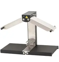Louis Tellier Raclette-Apparaat | BRÉZIÈRE® | RVS | Instelbaar Verwarmingselement | Inklapbaar | 0.85kW (230V) | 300x215x445(h)mm