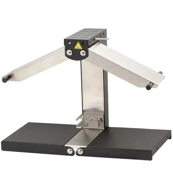Raclette-Apparaat | BRÉZIÈRE® | RVS | Instelbaar Verwarmingselement | Inklapbaar | 0.85kW (230V) | 300x215x445(h)mm