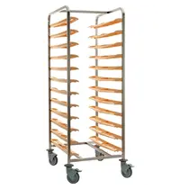 Matfer Bourgeat Regaalwagen | RVS | 24 Etages (480x370) | Wielen | 620x840x1700(h)mm