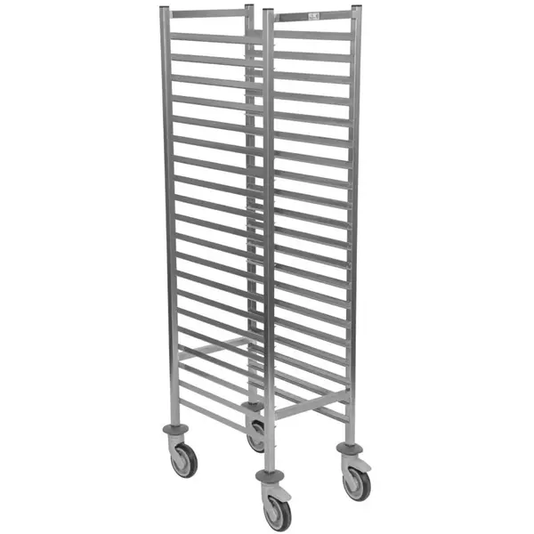 Regaalwagen | RVS | 20 Etages (1/1 GN) | Wielen | 460x630x1650(h)mm