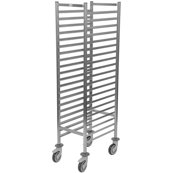 Regaalwagen | RVS | 20 Etages (1/1 GN) | Wielen | 460x630x1650(h)mm