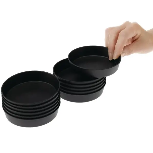 Quichevormen | Exoglass (Antiaanbaklaag) | 12 Stuks | Ø100x20(h)mm