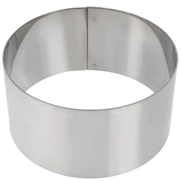 Moussering | RVS | Rond | Ø120x60(h)mm