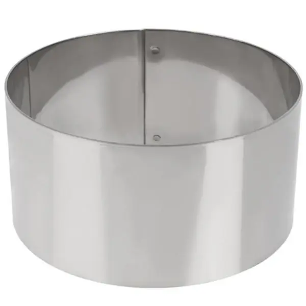 Moussering | RVS | Rond | Ø120x60(h)mm