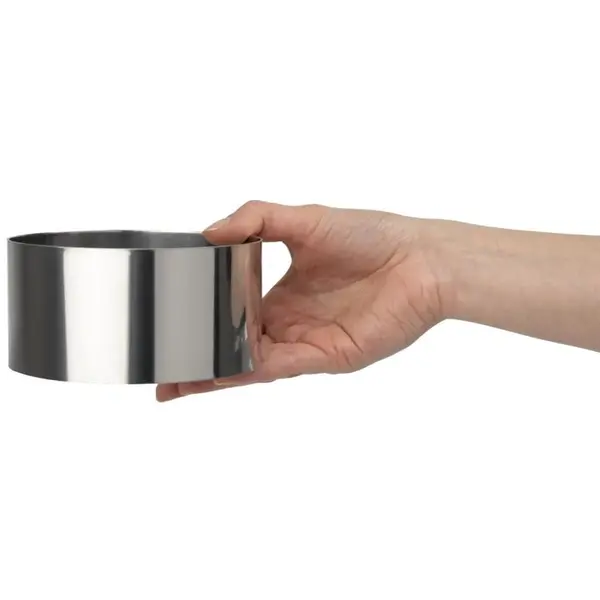 Moussering | RVS | Rond | Ø120x60(h)mm