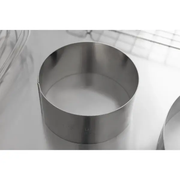 Moussering | RVS | Rond | Ø120x60(h)mm