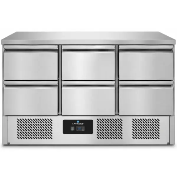 Koelwerkbank | 368L | 6 Laden | +2°C/+8°C | 1365x700x850(h)mm