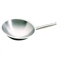 Matfer Bourgeat Wokpan | TRADITION PLUS | RVS | Div. Warmtebronnen | Ronde Bodem | Ø350mm
